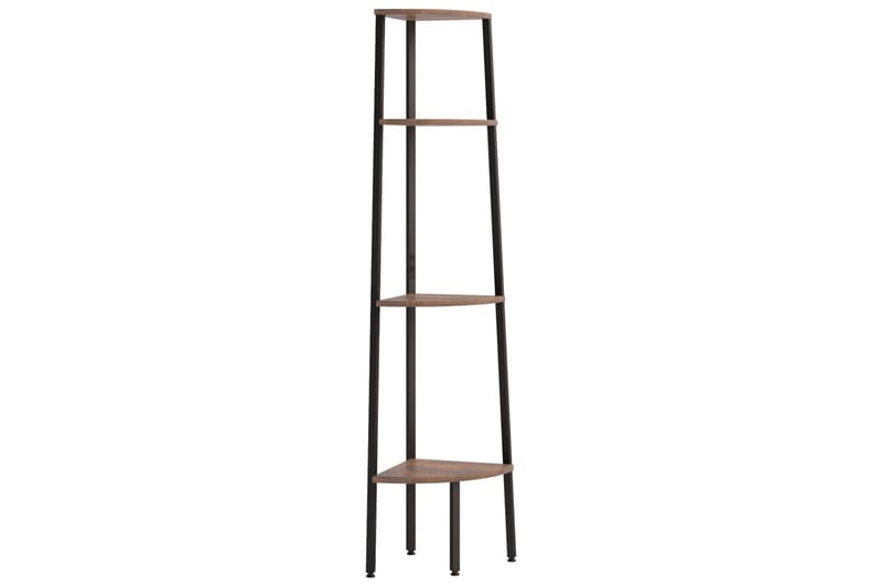 beBasic 4-kerroksinen kulmahylly tummanruskea ja musta 45,5x31,5x150 cm - Ruskea - Talo & remontointi - Keittiö & kylpyhuone - Keittiö & kodinhoitohuone - Keittiön sisustus - Keittiöhylly