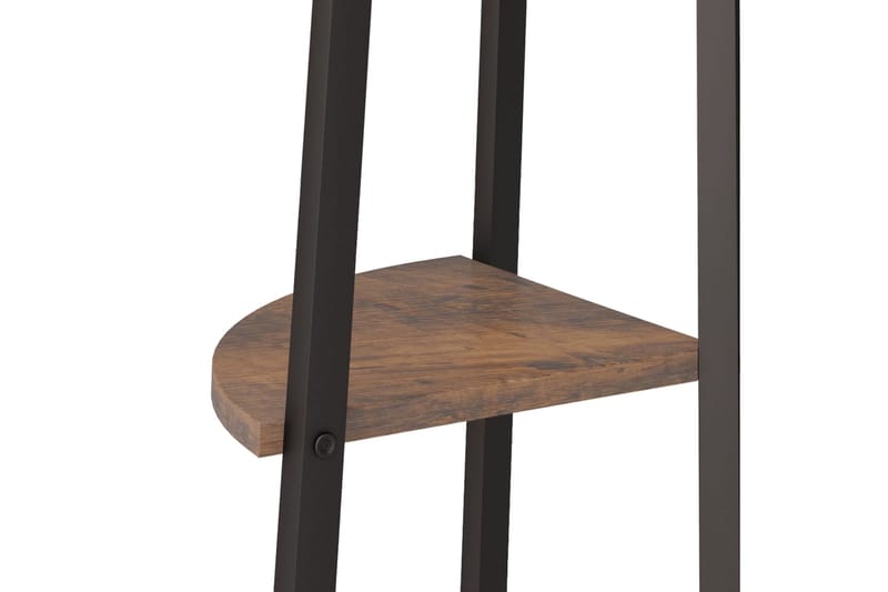 beBasic 4-kerroksinen kulmahylly tummanruskea ja musta 45,5x31,5x150 cm - Ruskea - Talo & remontointi - Keittiö & kylpyhuone - Keittiö & kodinhoitohuone - Keittiön sisustus - Keittiöhylly