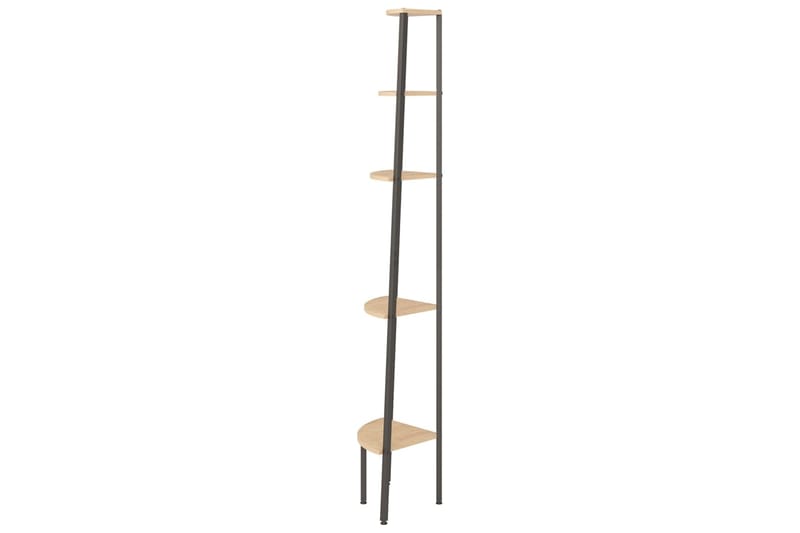 beBasic 5-kerroksinen kulmahylly vaaleanrusk. ja musta 45,5x31,5x180 cm - Ruskea - Talo & remontointi - Keittiö & kylpyhuone - Keittiö & kodinhoitohuone - Keittiön sisustus - Keittiöhylly