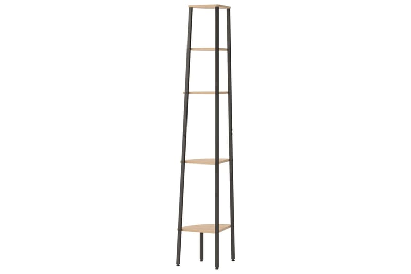 beBasic 5-kerroksinen kulmahylly vaaleanrusk. ja musta 45,5x31,5x180 cm - Ruskea - Talo & remontointi - Keittiö & kylpyhuone - Keittiö & kodinhoitohuone - Keittiön sisustus - Keittiöhylly