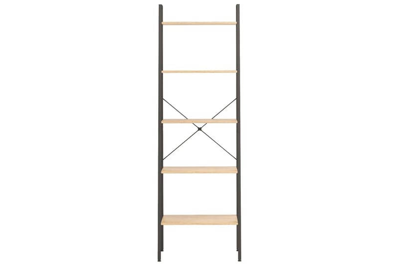 beBasic 5-kerroksinen seisova hylly vaaleanruskea ja musta 56x35x174 cm - Ruskea - Talo & remontointi - Keittiö & kylpyhuone - Keittiö & kodinhoitohuone - Keittiön sisustus - Keittiöhylly