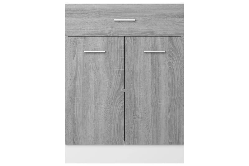 beBasic Alakaappi laatikolla harmaa Sonoma 60x46x81,5 cm tekninen puu - Harmaa - Talo & remontointi - Keittiö & kylpyhuone - Keittiö & kodinhoitohuone - Keittiön sisustus - Keittiökaappi
