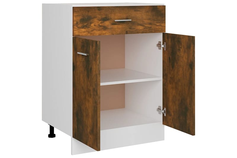 beBasic Alakaappi savutammi 60x46x81,5 cm tekninen puu - Ruskea - Talo & remontointi - Keittiö & kylpyhuone - Keittiö & kodinhoitohuone - Keittiön sisustus - Keittiökaappi