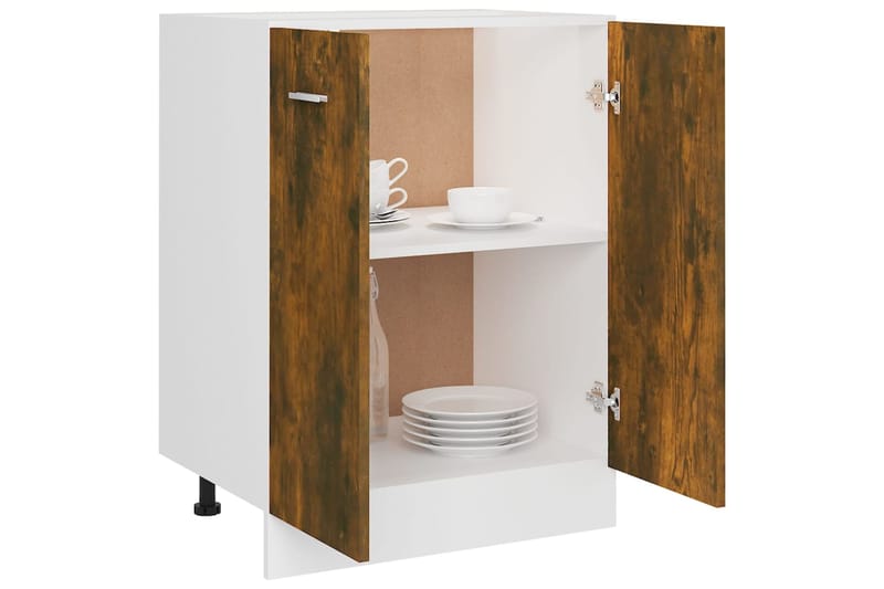 beBasic Alakaappi savutammi 60x46x81,5 cm tekninen puu - Ruskea - Talo & remontointi - Keittiö & kylpyhuone - Keittiö & kodinhoitohuone - Keittiön sisustus - Keittiökaappi