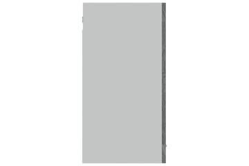 beBasic Riippuva lasikaappi harmaa Sonoma 80x31x60 cm tekninen puu - Harmaa - Talo & remontointi - Keittiö & kylpyhuone - Keittiö & kodinhoitohuone - Keittiön sisustus - Keittiökaappi