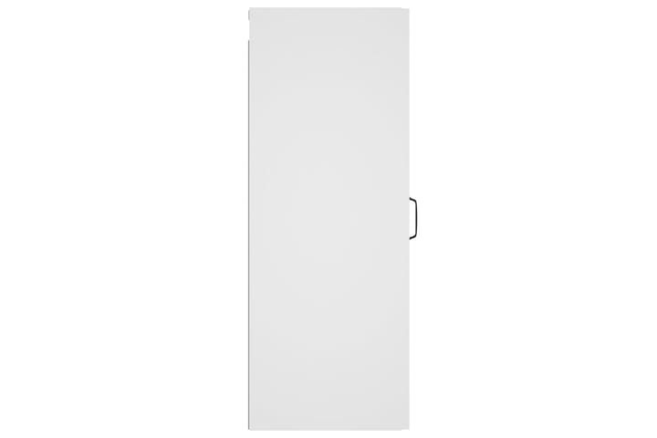 beBasic Riippuva seinäkaappi valkoinen 34,5x34x90 cm tekninen puu - Valkoinen - Seinähylly - Keittiöhylly - Hylly