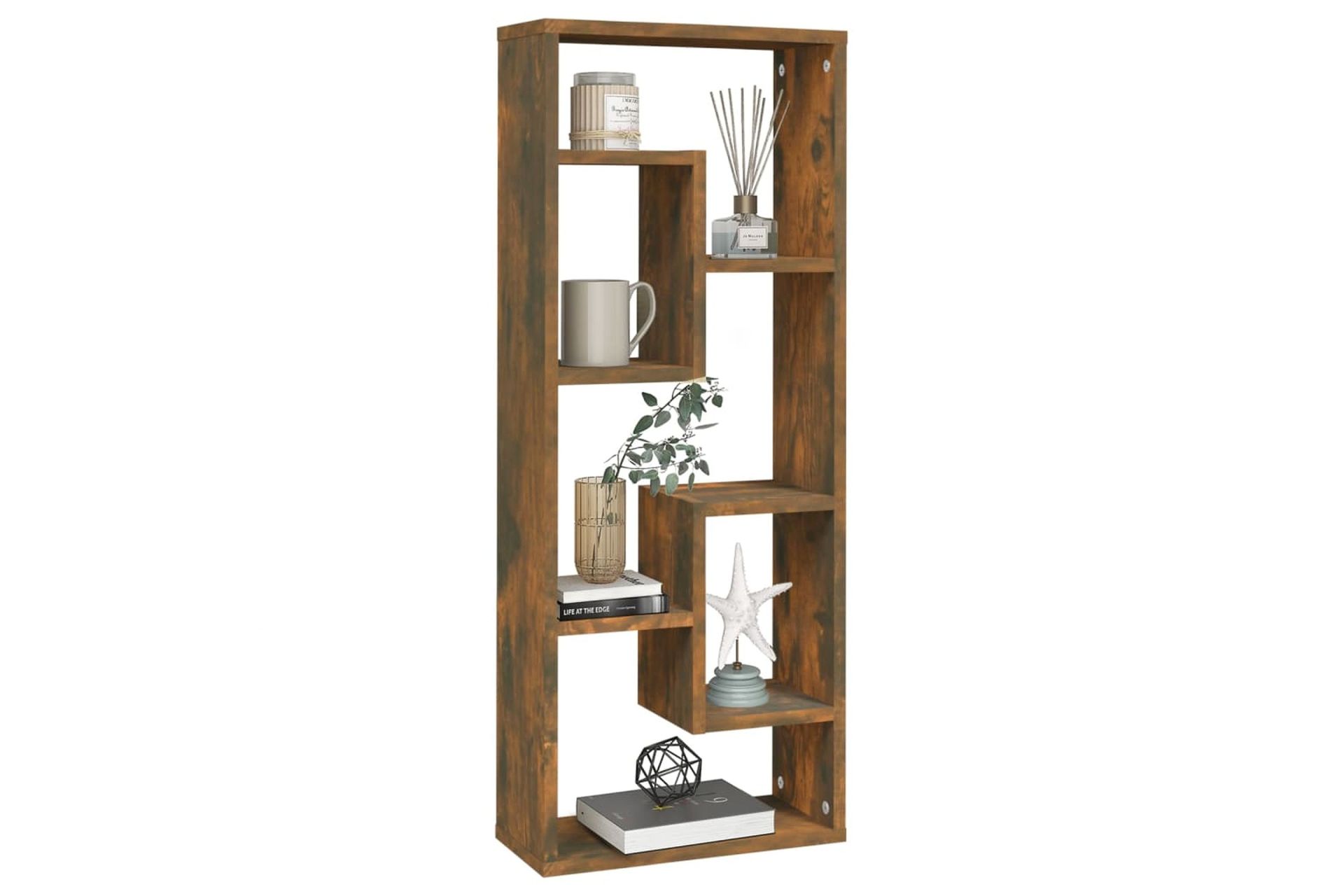 beBasic Seinähylly savutammi 36x16x90 cm tekninen puu - Ruskea - Talo & remontointi - Keittiö & kylpyhuone - Keittiö & kodinhoitohuone - Keittiön sisustus - Keittiöhylly