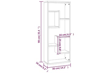 beBasic Seinähylly savutammi 36x16x90 cm tekninen puu - Ruskea - Talo & remontointi - Keittiö & kylpyhuone - Keittiö & kodinhoitohuone - Keittiön sisustus - Keittiöhylly