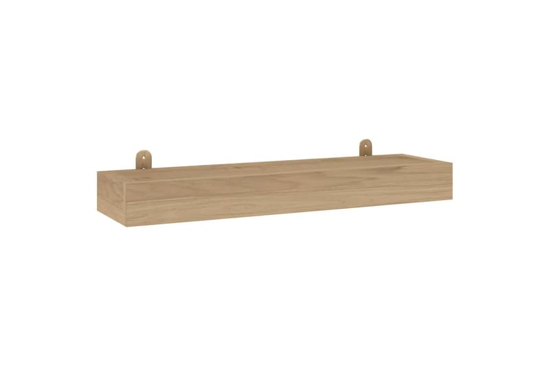 beBasic Seinähyllyt 2 kpl 60x15x6 cm täysi tiikki - Ruskea - Seinähylly - Keittiöhylly - Hylly