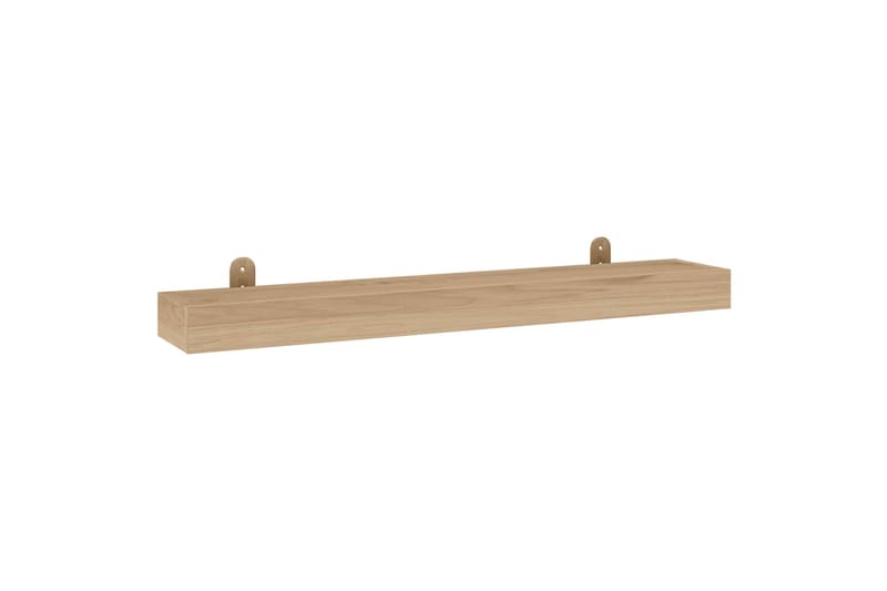 beBasic Seinähyllyt 2 kpl 90x15x6 cm täysi tiikki - Ruskea - Seinähylly - Keittiöhylly - Hylly