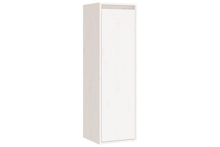 beBasic Seinäkaapit 2 kpl valkoinen 30x30x100 cm täysi mänty - Valkoinen - Seinähylly - Keittiöhylly - Hylly