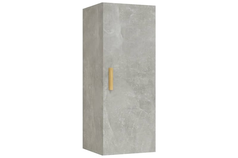 beBasic Seinäkaappi betoninharmaa 34,5x34x90 cm tekninen puu - Harmaa - Talo & remontointi - Keittiö & kylpyhuone - Keittiö & kodinhoitohuone - Keittiön sisustus - Keittiöhylly
