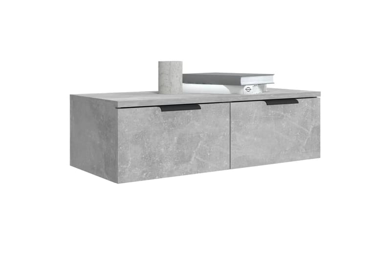 beBasic Seinäkaappi betoninharmaa 68x30x20 cm tekninen puu - Harmaa - Talo & remontointi - Keittiö & kylpyhuone - Keittiö & kodinhoitohuone - Keittiön sisustus - Keittiöhylly