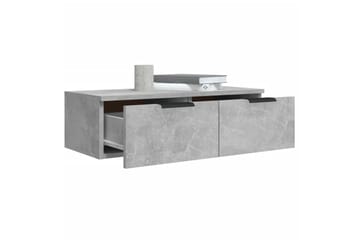 beBasic Seinäkaappi betoninharmaa 68x30x20 cm tekninen puu - Harmaa - Talo & remontointi - Keittiö & kylpyhuone - Keittiö & kodinhoitohuone - Keittiön sisustus - Keittiöhylly