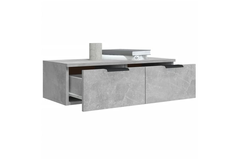 beBasic Seinäkaappi betoninharmaa 68x30x20 cm tekninen puu - Harmaa - Talo & remontointi - Keittiö & kylpyhuone - Keittiö & kodinhoitohuone - Keittiön sisustus - Keittiöhylly