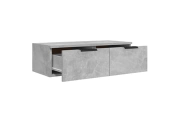 beBasic Seinäkaappi betoninharmaa 68x30x20 cm tekninen puu - Harmaa - Talo & remontointi - Keittiö & kylpyhuone - Keittiö & kodinhoitohuone - Keittiön sisustus - Keittiöhylly