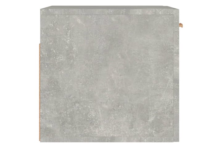 beBasic Seinäkaappi betoninharmaa 80x35x36,5 cm tekninen puu - Harmaa - Seinähylly - Keittiöhylly - Hylly