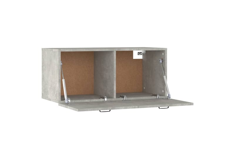 beBasic Seinäkaappi betoninharmaa 80x35x36,5 cm tekninen puu - Harmaa - Talo & remontointi - Keittiö & kylpyhuone - Keittiö & kodinhoitohuone - Keittiön sisustus - Keittiöhylly