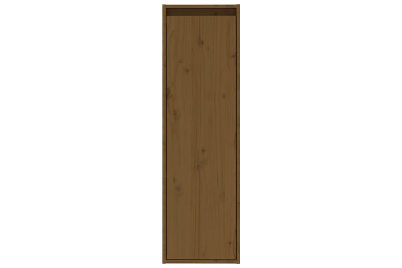 beBasic Seinäkaappi hunajanruskea 30x30x100 cm täysi mänty - Ruskea - Talo & remontointi - Keittiö & kylpyhuone - Keittiö & kodinhoitohuone - Keittiön sisustus - Keittiöhylly