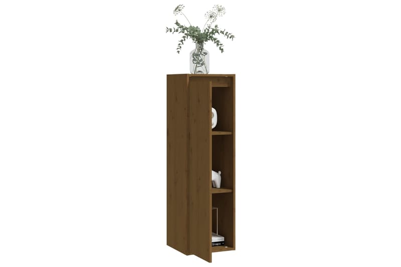 beBasic Seinäkaappi hunajanruskea 30x30x100 cm täysi mänty - Ruskea - Talo & remontointi - Keittiö & kylpyhuone - Keittiö & kodinhoitohuone - Keittiön sisustus - Keittiöhylly