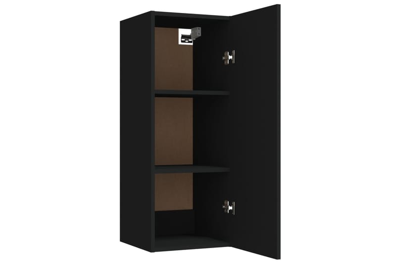 beBasic Seinäkaappi musta 34,5x34x90 cm tekninen puu - Musta - Talo & remontointi - Keittiö & kylpyhuone - Keittiö & kodinhoitohuone - Keittiön sisustus - Keittiöhylly