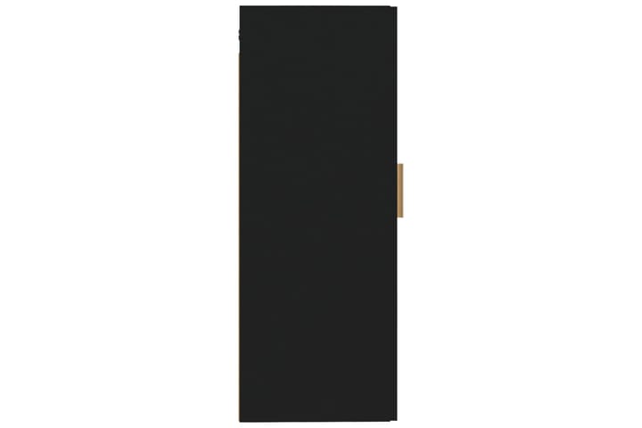 beBasic Seinäkaappi musta 35x34x90 cm tekninen puu - Musta - Seinähylly - Keittiöhylly - Hylly