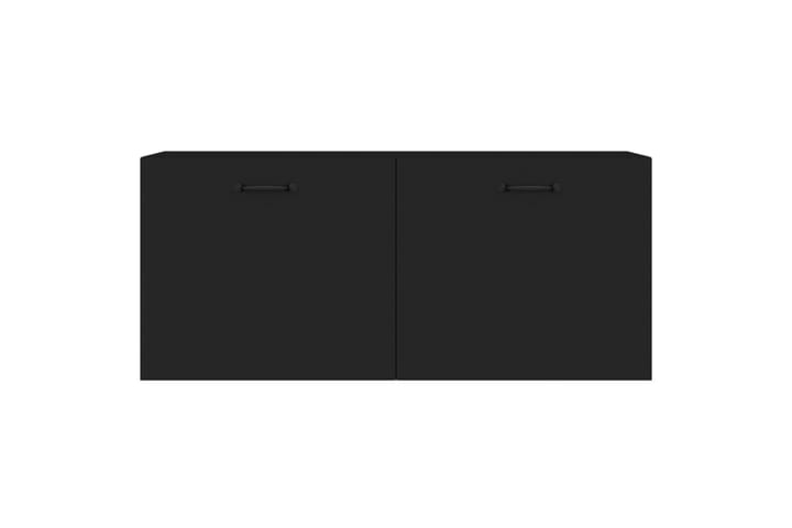 beBasic Seinäkaappi musta 80x35x36,5 cm tekninen puu - Musta - Seinähylly - Keittiöhylly - Hylly