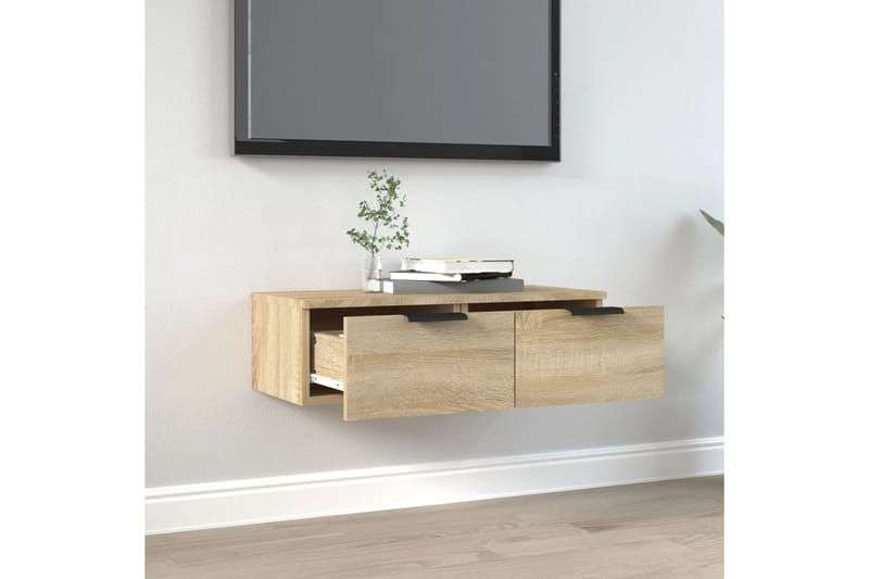 beBasic Seinäkaappi Sonoma-tammi 68x30x20 cm tekninen puu - Ruskea - Talo & remontointi - Keittiö & kylpyhuone - Keittiö & kodinhoitohuone - Keittiön sisustus - Keittiöhylly