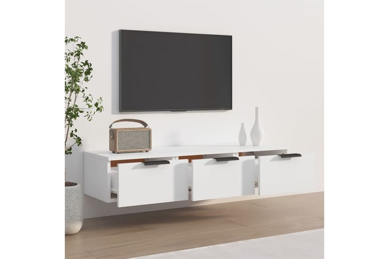 beBasic Seinäkaappi valkoinen 102x30x20 cm tekninen puu - Valkoinen - Talo & remontointi - Keittiö & kylpyhuone - Keittiö & kodinhoitohuone - Keittiön sisustus - Keittiöhylly