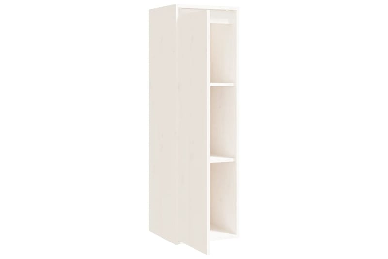 beBasic Seinäkaappi valkoinen 30x30x100 cm täysi mänty - Valkoinen - Talo & remontointi - Keittiö & kylpyhuone - Keittiö & kodinhoitohuone - Keittiön sisustus - Keittiöhylly