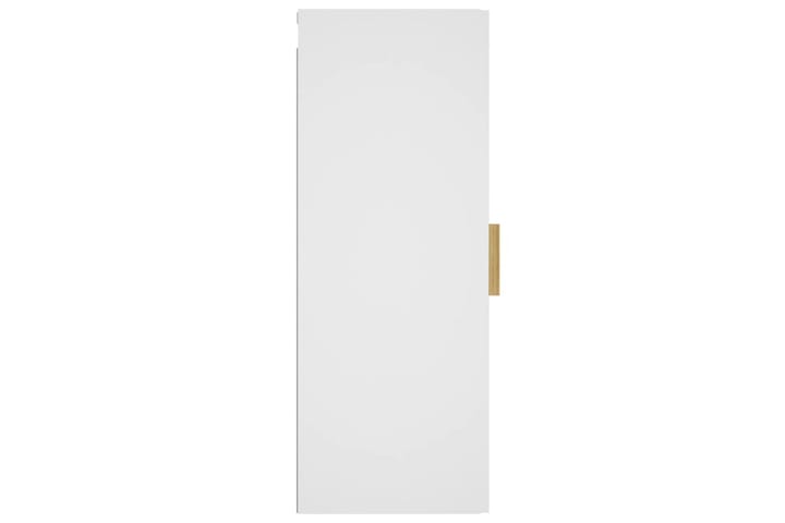 beBasic Seinäkaappi valkoinen 34,5x34x90 cm tekninen puu - Valkoinen - Seinähylly - Keittiöhylly - Hylly