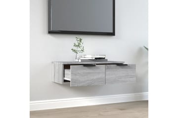 beBasic TV-seinäkaappi harmaa Sonoma 68x30x20 cm tekninen puu - Harmaa - Talo & remontointi - Keittiö & kylpyhuone - Keittiö & kodinhoitohuone - Keittiön sisustus - Keittiöhylly