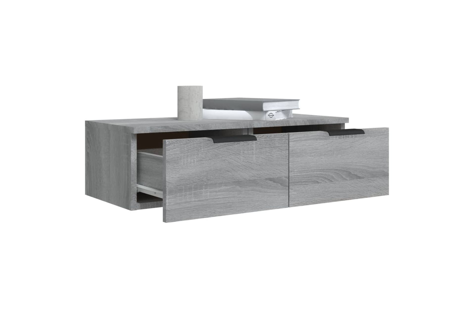 beBasic TV-seinäkaappi harmaa Sonoma 68x30x20 cm tekninen puu - Harmaa - Talo & remontointi - Keittiö & kylpyhuone - Keittiö & kodinhoitohuone - Keittiön sisustus - Keittiöhylly
