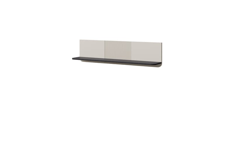 Cucina Seinähylly 120x22 cm, Beige/Harmaa