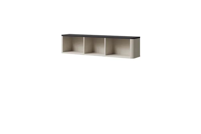 Cucina Seinähylly 130x25 cm, Beige/Harmaa