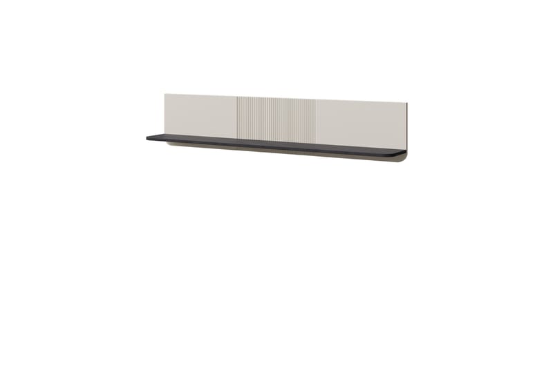 Cucina Seinähylly 150x22 cm, Beige/Harmaa