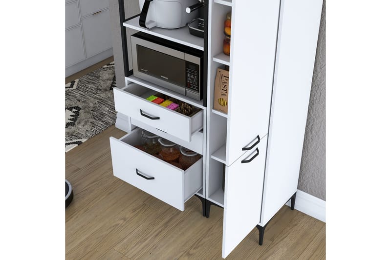 Eligius Korkeakaappi - Valkoinen - Talo & remontointi - Keittiö & kylpyhuone - Keittiö & kodinhoitohuone - Keittiön sisustus - Keittiökaappi