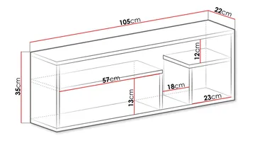Elvaren Seinähylly 105 cm - Talo & remontointi - Keittiö & kylpyhuone - Keittiö & kodinhoitohuone - Keittiön sisustus - Keittiöhylly