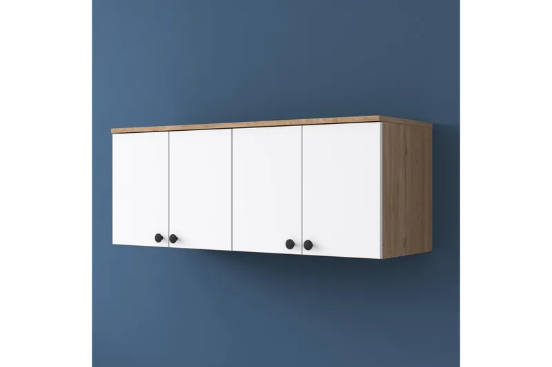 Frostine Yläkaappi - Pähkinäpuu/Valkoinen - Talo & remontointi - Keittiö & kylpyhuone - Keittiö & kodinhoitohuone - Keittiön sisustus - Keittiökaappi