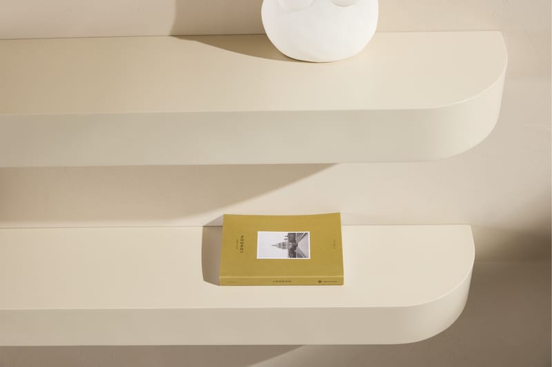 Glow Seinahylly 135 cm - Beige - Talo & remontointi - Keittiö & kylpyhuone - Keittiö & kodinhoitohuone - Keittiön sisustus - Keittiöhylly