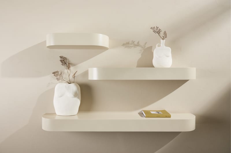 Glow Seinahylly 135 cm - Beige - Talo & remontointi - Keittiö & kylpyhuone - Keittiö & kodinhoitohuone - Keittiön sisustus - Keittiöhylly