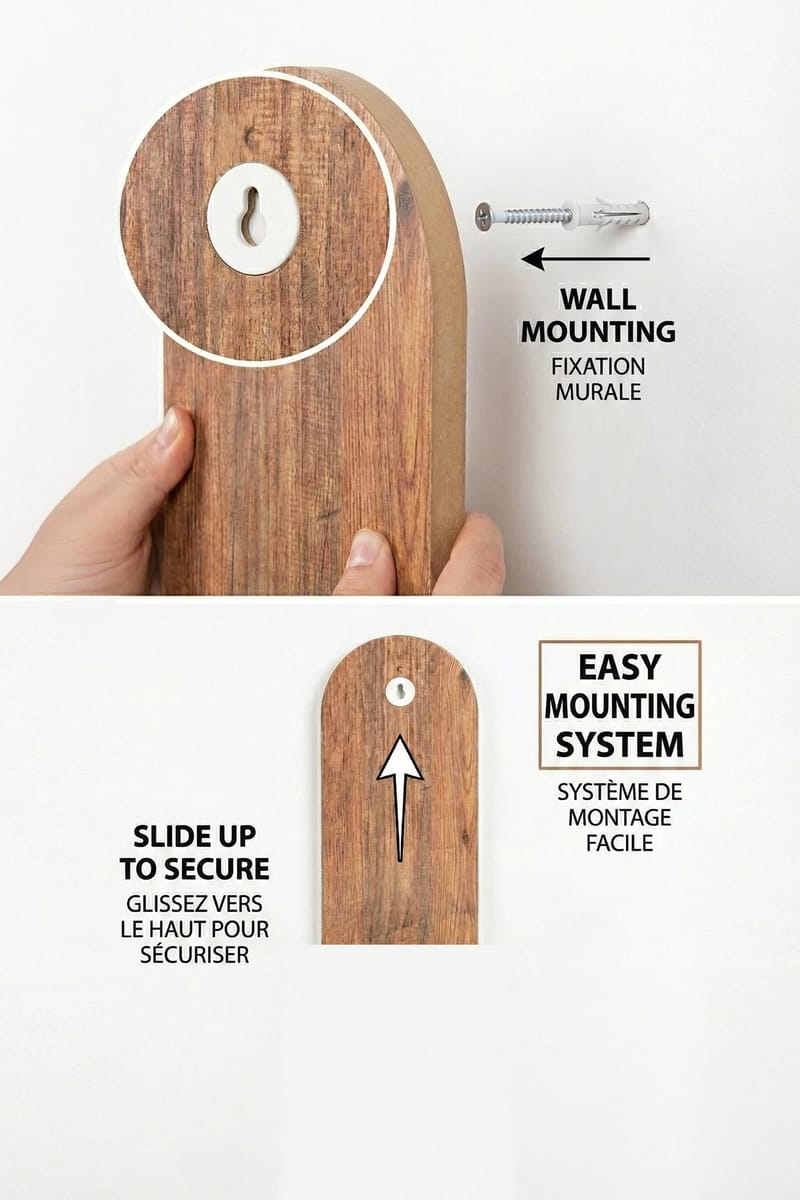 Hasina seinähylly 26x35x13 cm - Tammi - Talo & remontointi - Keittiö & kylpyhuone - Keittiö & kodinhoitohuone - Keittiön sisustus - Keittiöhylly