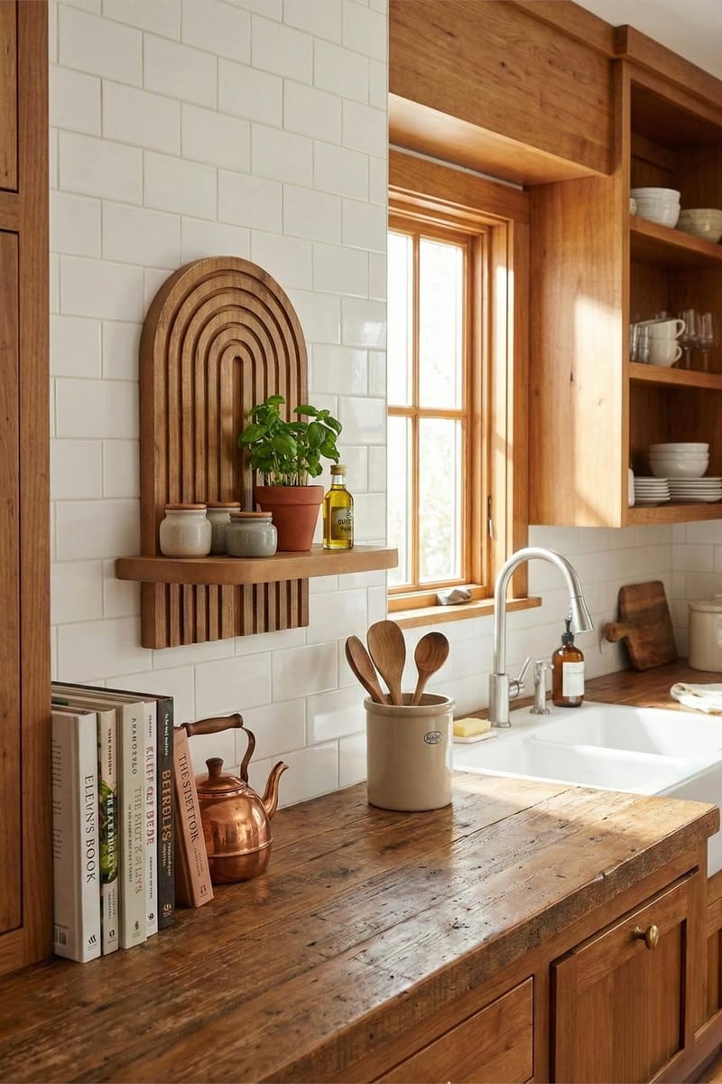 Hasina seinähylly 26x35x13 cm - Tammi - Talo & remontointi - Keittiö & kylpyhuone - Keittiö & kodinhoitohuone - Keittiön sisustus - Keittiöhylly