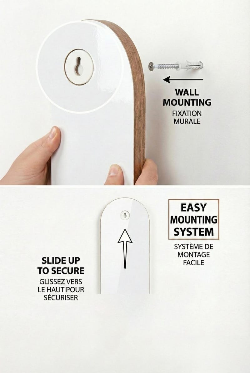 Hasina seinähylly 26x35x13 cm - Valkoinen - Talo & remontointi - Keittiö & kylpyhuone - Keittiö & kodinhoitohuone - Keittiön sisustus - Keittiöhylly