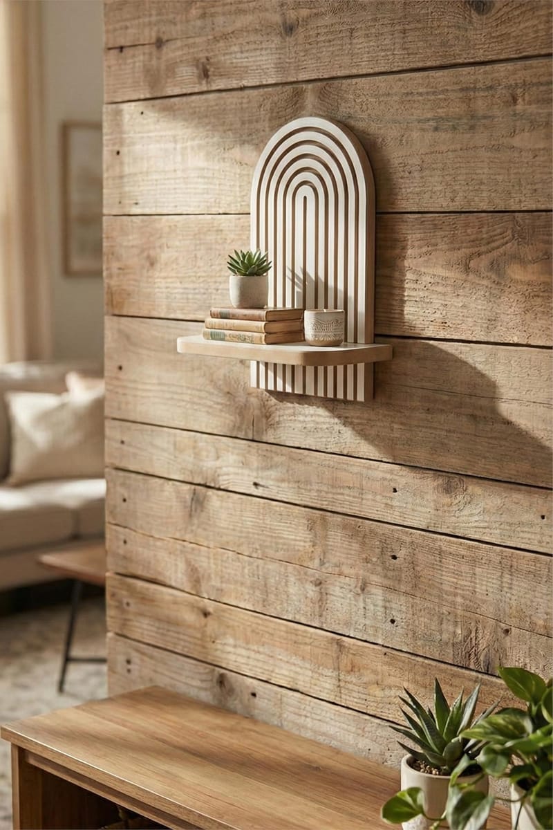 Hasina seinähylly 26x35x13 cm - Valkoinen - Talo & remontointi - Keittiö & kylpyhuone - Keittiö & kodinhoitohuone - Keittiön sisustus - Keittiöhylly