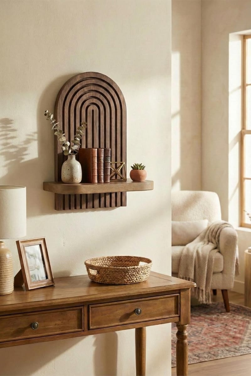 Hasina seinähylly 26x35x13 cm - Wenge - Talo & remontointi - Keittiö & kylpyhuone - Keittiö & kodinhoitohuone - Keittiön sisustus - Keittiöhylly