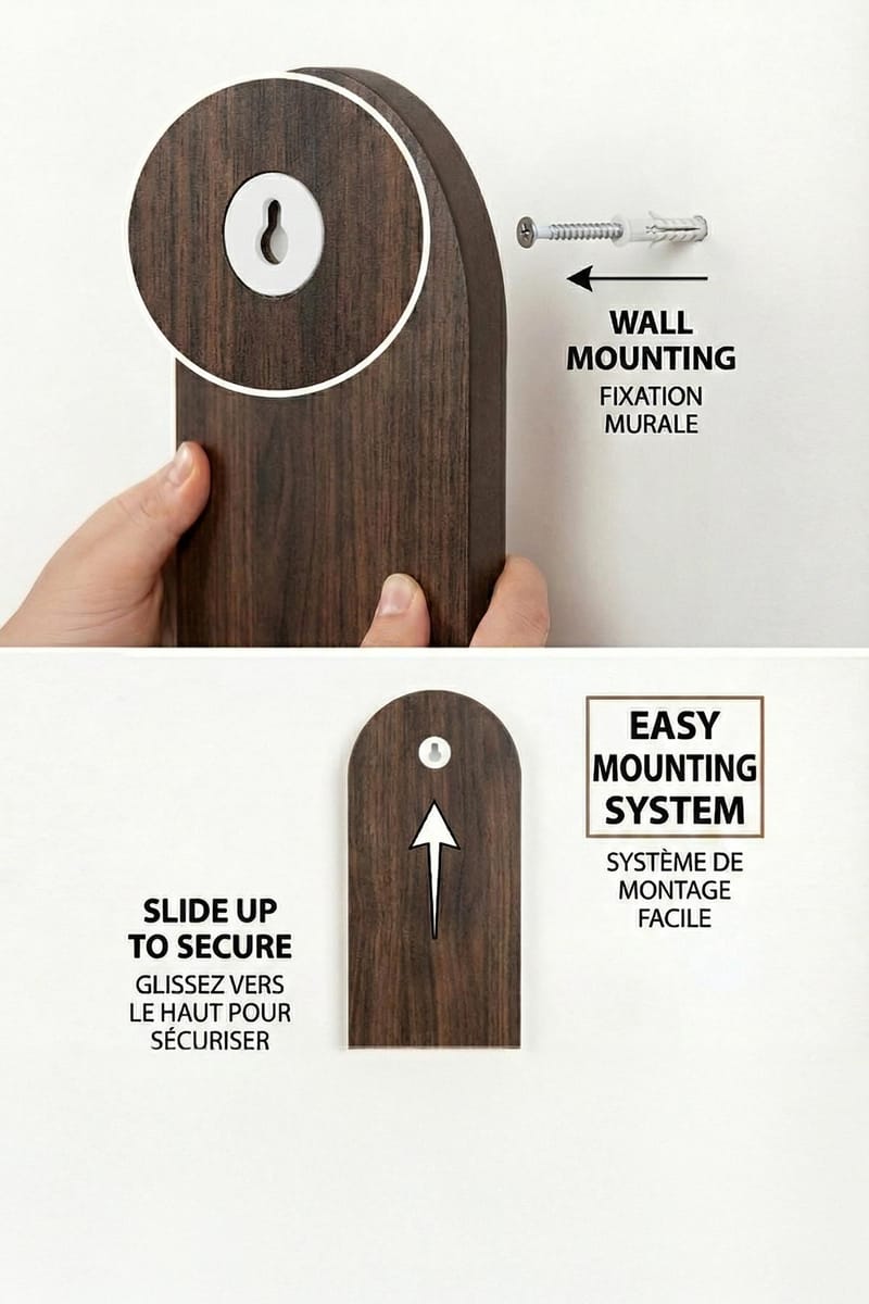 Hasina seinähylly 26x35x13 cm - Wenge - Talo & remontointi - Keittiö & kylpyhuone - Keittiö & kodinhoitohuone - Keittiön sisustus - Keittiöhylly