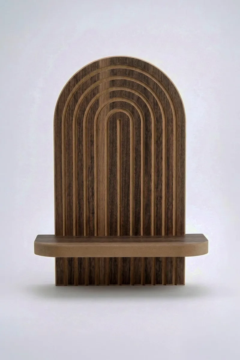 Hasina seinähylly 26x35x13 cm, Wenge