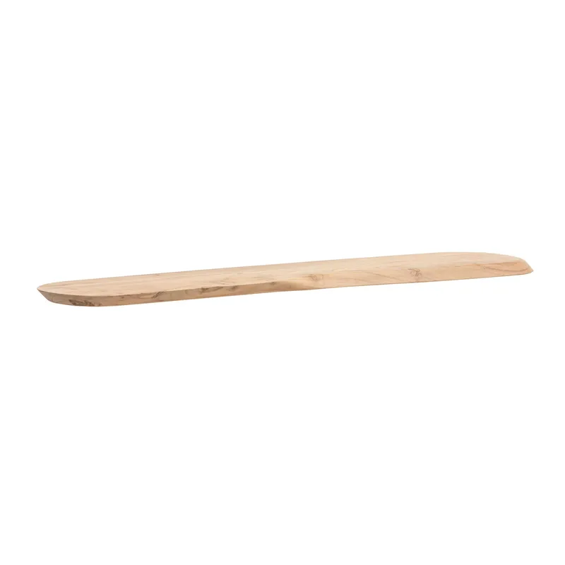 Helela seinähylly 120 cm epäsymmetrinen, lämmin hunajanruskea