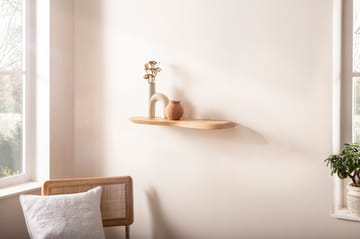 Helela seinähylly 40 cm epäsymmetrinen - lämmin hunajanruskea - Talo & remontointi - Keittiö & kylpyhuone - Keittiö & kodinhoitohuone - Keittiön sisustus - Keittiöhylly